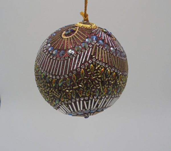 Beaded X-Mas Ornament